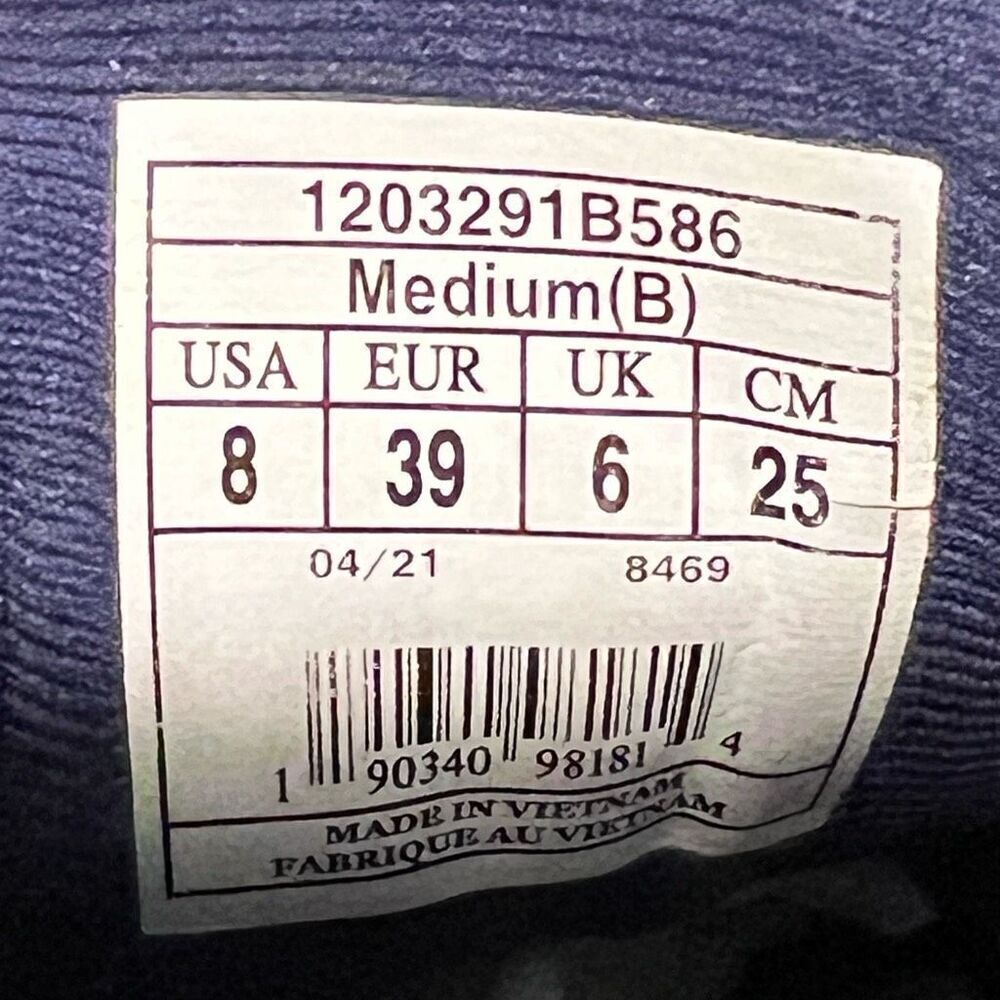 Womens BROOKS Adrenaline GTS 21 Purple Running Shoes / Size 8 Medium - Picture 8 of 9